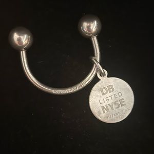 Tiffany & Co. Silver keychain